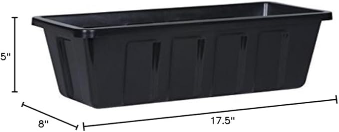Root & Vessel Poly-Pro Plastic Flower Box Planter - Image 6