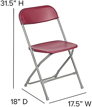 Flash Furniture Hercules™ Series Plastic Folding Chair - Image 2