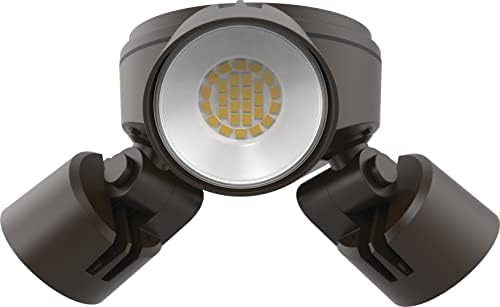 Lithonia Lighting HomeGuard 3-Light LED Outdoor Flood Lights, Outdoor LED Lights - Image 6