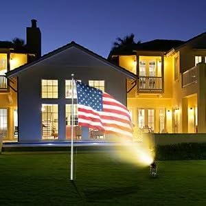 Warm White Spotlight, 12W 3000K Landscape Spot Lights, IP65 Waterproof Garden - Image 4