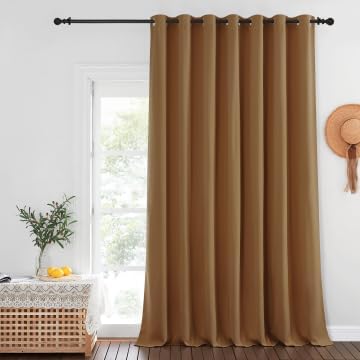NICETOWN Blackout Curtains for Sliding Glass Door Room Divider Noise Reduce by NICETOWN