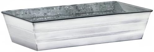 Achla Designs Galvanized Window Flower Box Planter-Cape Cod White-Small - Image 2