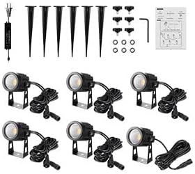 Landscape Lighting, 3W 12V Extendable Low Voltage 6 in 1 Landscape Lights - Image 8