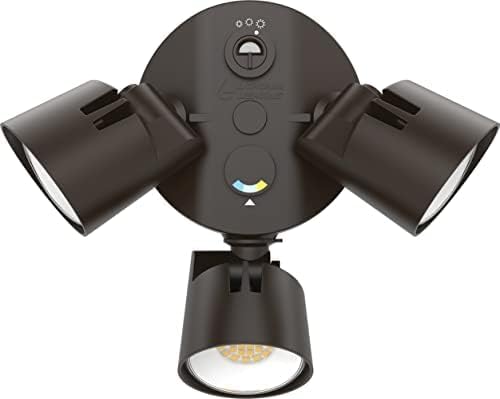 Lithonia Lighting HomeGuard 3-Light LED Outdoor Flood Lights, Outdoor LED Lights - Image 5