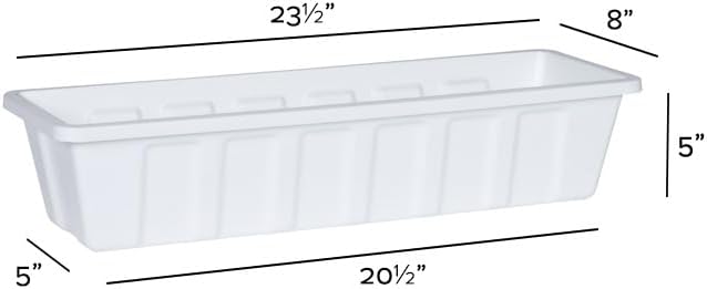 Novelty Poly-Pro Plastic Flower Box Planter - Image 3