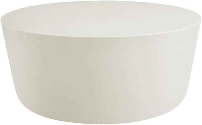 Modway Brion 34 Inch Round Concrete Coffee Table – Indoor/Outdoor Tapered by Modway