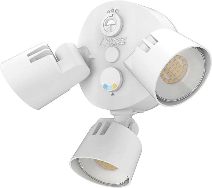 Lithonia Lighting HomeGuard 3-Light LED Outdoor Flood Lights, Outdoor LED Lights - Image 5