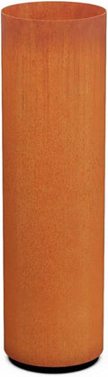 PLANTERCRAFT Corten Steel Metal Planter Box, Round Sizes, Modern Garden Steel by Plantercraft