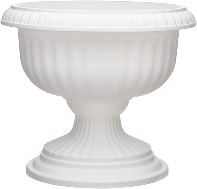 Southern Patio Dynamic Design 18 Inch Outdoor Home Resin Grecian Urn Versatile by SouthernPatio