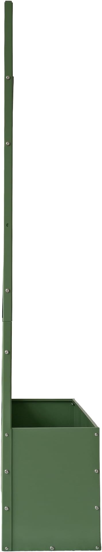 Oakland Living 6 ft. X 4 ft. Green Freestanding Metal Privacy Screen Room - Image 5