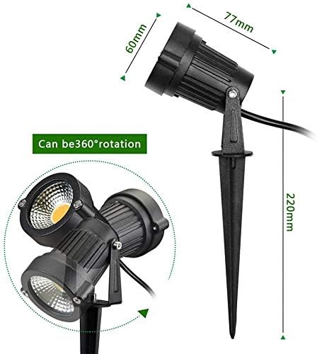Z LED Landscape Lights, 5W Outdoor Pathway Garden Yard Spotlight, IP65 - Image 2