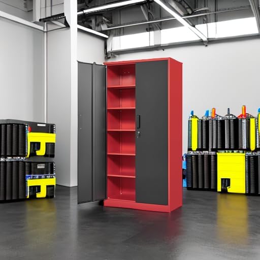 Yizosh Metal Storage Cabinet - Image 6