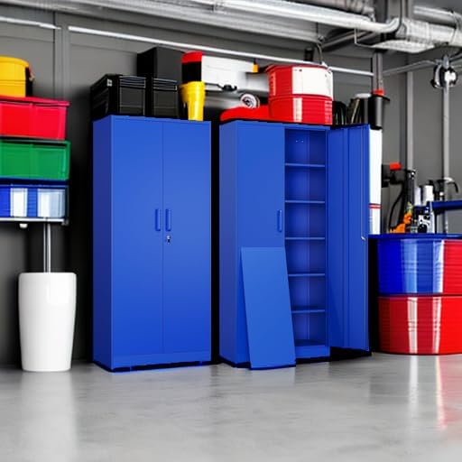 Yizosh Metal Garage Storage Cabinet - Image 6