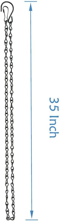 YINGFENG 4 Pack 35 Inches Hanging Chains Black, Garden Plant Hangers, - Image 4
