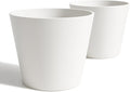 Wide Planters for Outdoor Plants, Extra Large Indoor Flower Pots for Garden by Heyzier