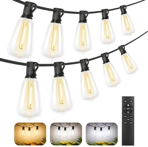 Brightever 3 Color in 1 LED Outdoor String Lights by Brightever