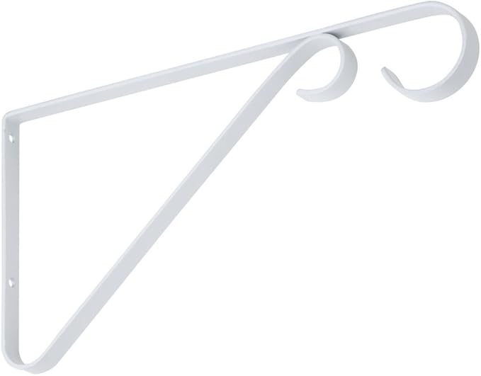 National Hardware N274-571 V2653 Plant Bracket in White, 9 Inch by NationalHardware