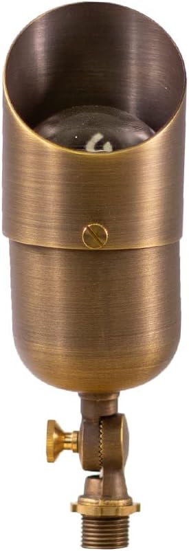 12V LogiSpot Brass Outdoor Spotlight - Image 5