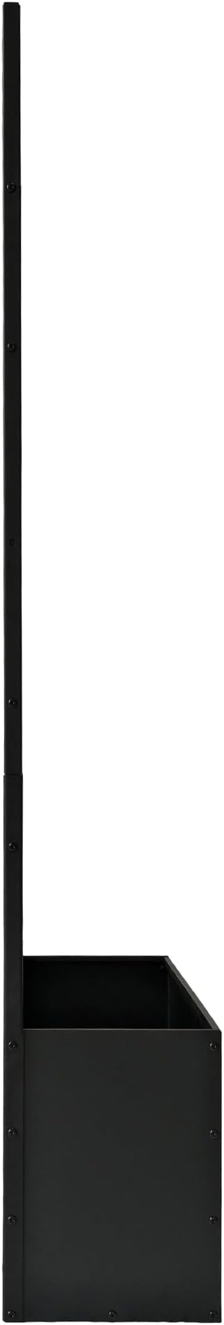 Oakland Living 6 ft. X 4 ft. Black Freestanding Metal Privacy Screen Room - Image 5