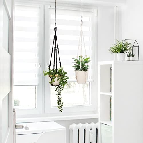 32inch Macrame Plant Holder, Indoor Hanging Planters - Image 4