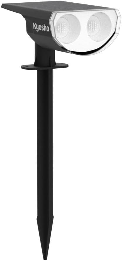Kyosho Solar Spot Lights Outdoor Warm White, 38 LEDs Solar Landscape Lights - Image 4