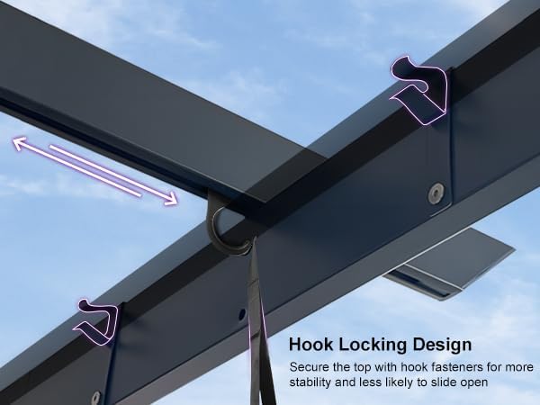 PURPLE LEAF Outdoor Retractable Pergola - Image 7