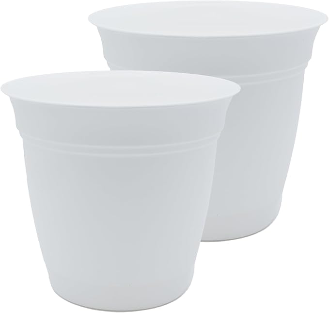 The HC Companies 10 Inch Eclipse Round Planter Pots by TheHCCompanies