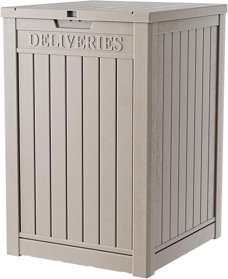 DRATO 48 Gallon Package Delivery Box, Large Lockable Storage Box, Double-Wall by DRATOprovidesawarmandcozy