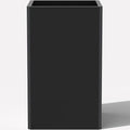 Tall Black Planter 28" Metal Square Large Plant Pots by GradenHomeD%C3%A9corProducts
