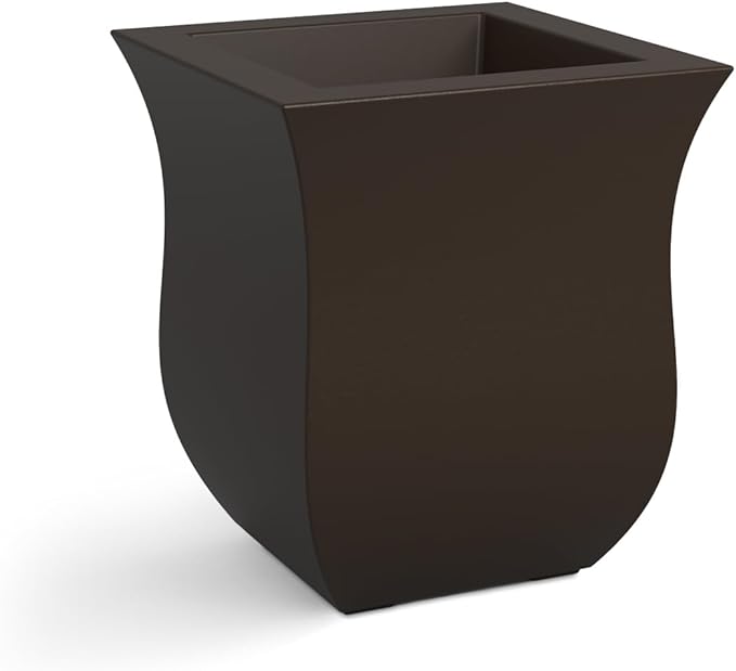 Mayne 5873-ES Polyethylene Planter, Espresso 16x16 - Image 2