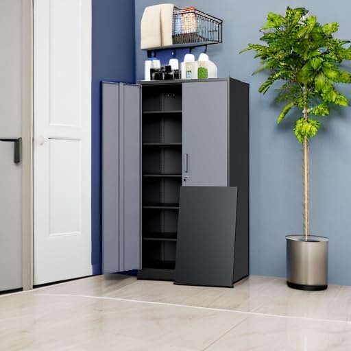 Yizosh Metal Storage Cabinet - Image 2