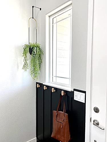 Metal Hanging Planter for Indoor Outdoor Plants Wall and Ceiling Hanging Flower - Image 4