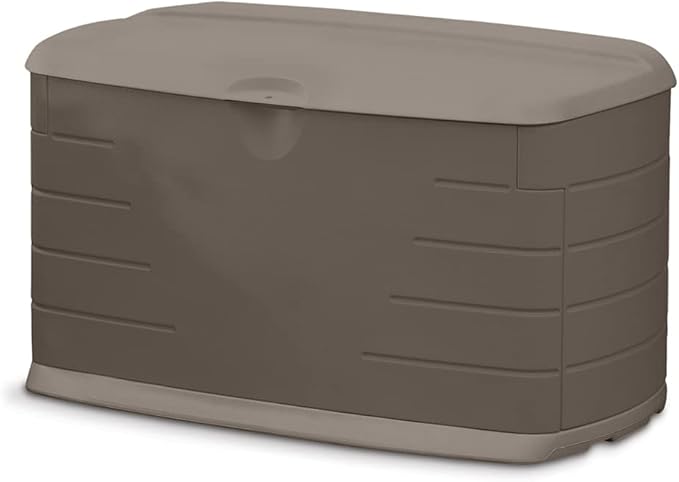 Rubbermaid Medium Resin Outdoor Storage Deck Box, Weather Resistant, Deck by Rubbermaid