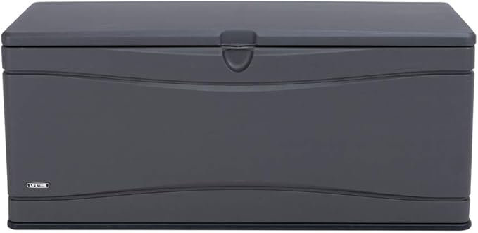 LIFETIME 60298 Heavy Duty Outdoor Storage Deck Box, 130 Gallon by Lifetime