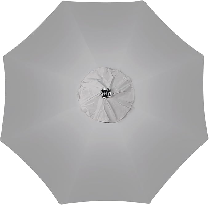 Blissun 9 ft Solar Umbrella, Patio Umbrella - Image 4