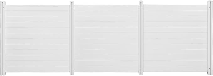 VEVOR Outdoor Privacy Screen, 50in H x 50in W Air Conditioner Fence, 3-Panel - Image 12