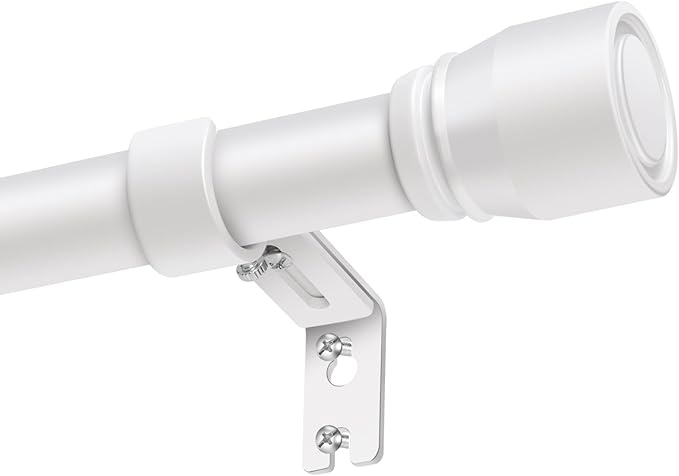1” Diameter Curtain Rods Itself is 30 to 90 inch 1 Pack Fit 30-84 inch Window by Unknown