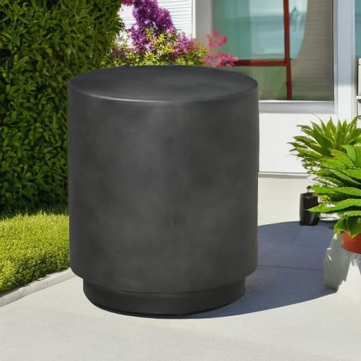 HOMCOM Round Side Table, Lightweight Accent Table - Image 6