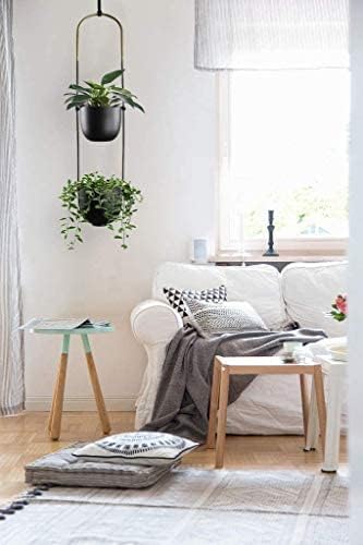 Modern Metal Hanging Planter for Indoor Outdoor Plants - Image 3