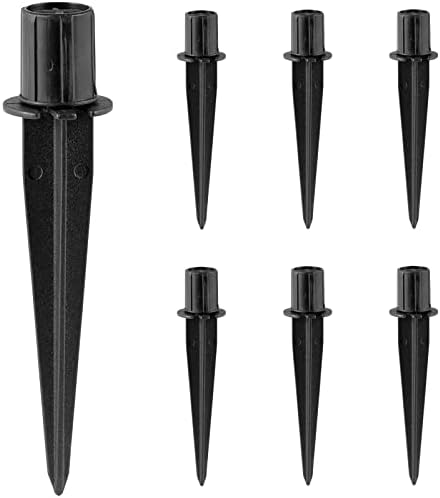 Metal Stakes Solar Lights Replacement Spike by Pluxen