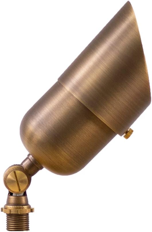 12V LogiSpot Brass Outdoor Spotlight - Image 2