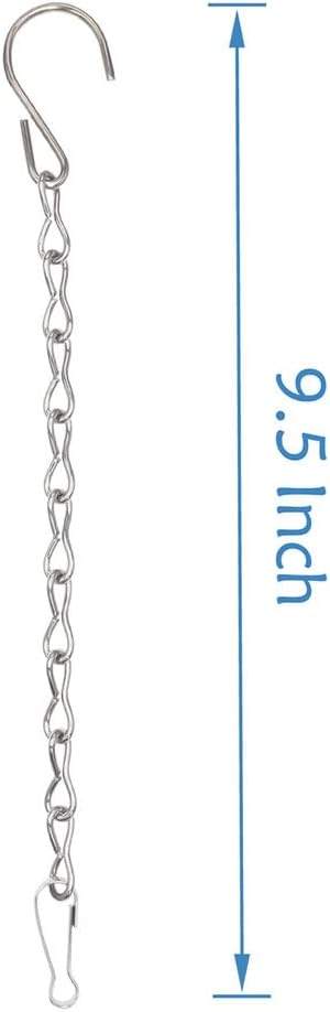 YINGFENG 10 Pack 9.5 Inch Silver Hanging Chains - Image 5