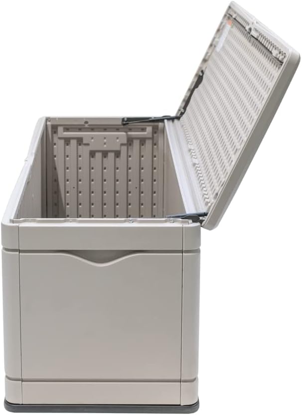 LIFETIME 60040 Deck Box, 130 Gallon, Desert Sand - Image 5