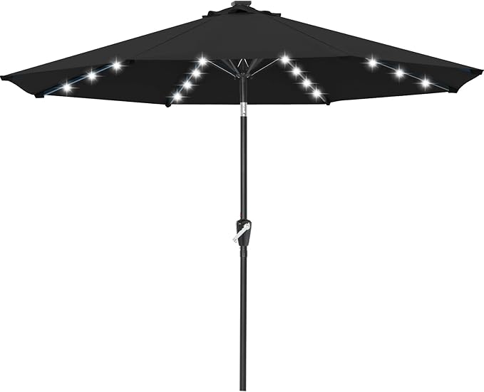 ABCCANOPY 10FT Durable Solar Led Patio Umbrellas by ABCCANOPY