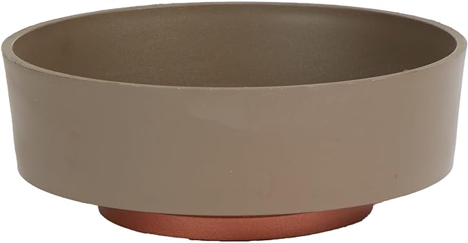 The HC Companies 8 Inch Round Plastic Succulent Capri Bowl 8"x8"x3" in Artisan by TheHCCompanies