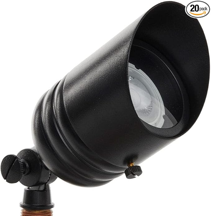 VOLT 20-Pack 12V Fat Boy Brass Outdoor Spotlights by VOLT