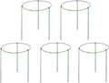 Hanobo 5 Pack Garden Plant Support Rings by Hanobo