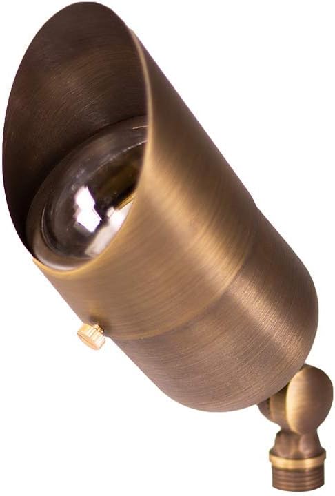 12V LogiSpot Brass Outdoor Spotlight - Image 4