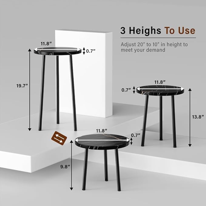Plant Stand Indoor Tall: Corner Wood Plant Stand 2 Pack Mid Century Modern Decor - Image 2