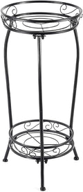 Plant Stand Indoor Outdoor，Tall Black Metal Rustproof Stable Plant Stands，2 by KavliumPlantStand